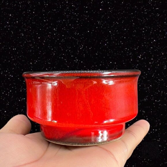 Villeroy and Boch Luxembourg Granada Bright Red Small Bowl Set 3 Dish Set VTG - Picture 7 of 15